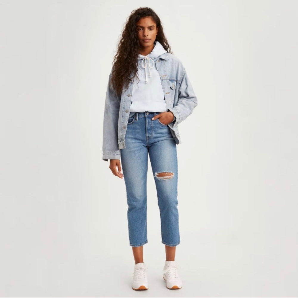 Levi's Premium WEDGIE STRAIGHT FIT WOMEN'S JEANS medium Wash 25